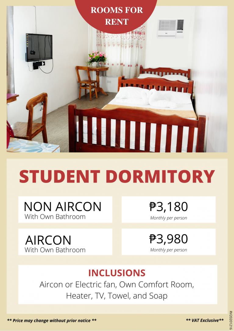Price List - Rooms for Rent-Accommodation-Daily-Monthly-roomsforrent.ph